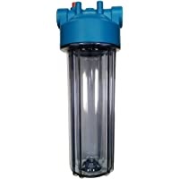 Carcasa de filtro de agua de 25-4 cm (10 pulgadas)- puertos de latón BSP de 1-9 cm (3-4 pulgadas) con PRV- tamaño…